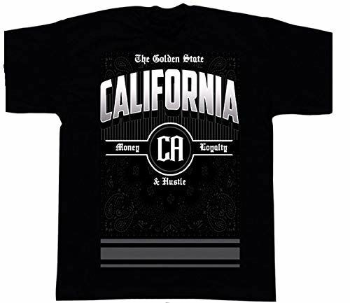 

California Mens T-Shirt Money Loyalty and Hustle Heavyweight Printed On Shaka We Unisex T-Shirt XXXXL