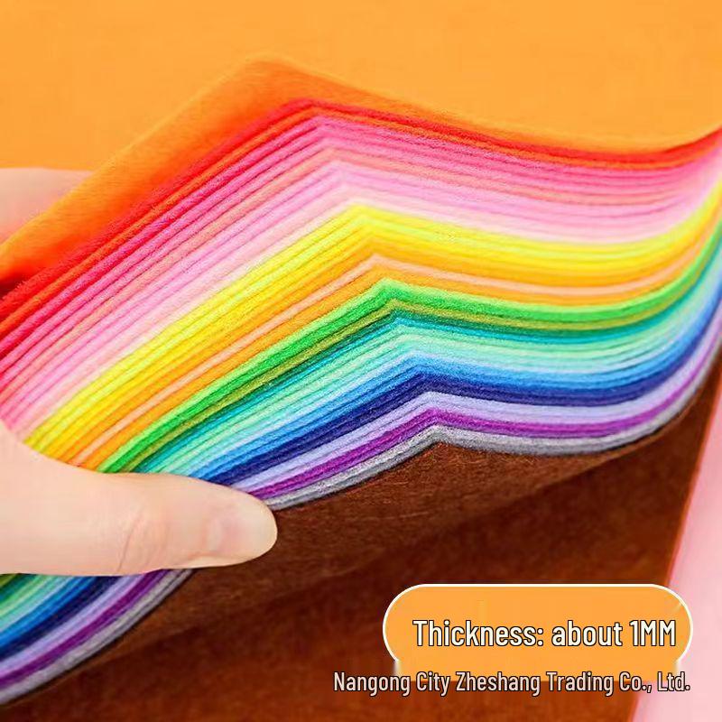 

40-цветный 1 мм нетканый фетр для поделок своими руками и детских проектов ручной работы 40 colors; 45x50CM