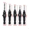 Countersink Set with Hex Shank Woodworking