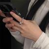 Elegant Designs Muyu Sturdy Alloy Rings Comfortable and Adjustable Portable for Home Accessory Daily Use Casual Wear