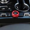Aluminum Red Blue Black Air Conditioner Knob Trim Ring Control Adjust Button Cover For Kia K5 2026 PE