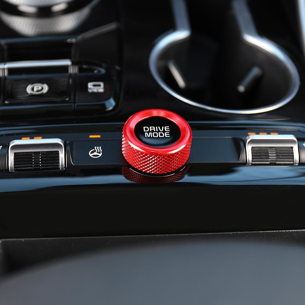 Aluminum Red Blue Black Air Conditioner Knob Trim Ring Control Adjust Button Cover For Kia K5 2026 PE