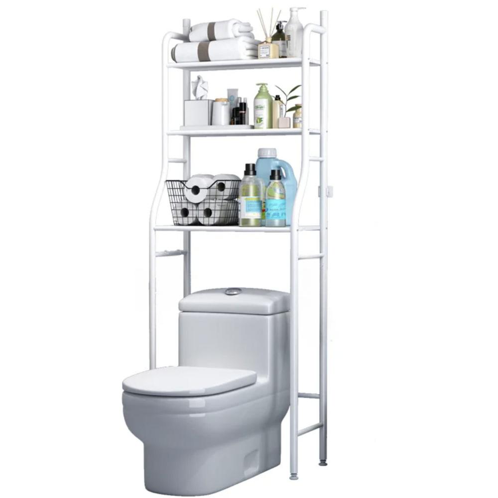 Shelf above the toilet, washing machine, toilet stand, bathroom metal cabinet