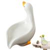 Niedliche Entenförmige Seifenschale Enten-Seifenschale mit Abfluss Seifenablage Enten-Wäscheseifenschale Aufbewahrungstablett