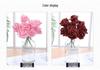 PE Gold Powder Artificial Roses for DIY Bouquets - Valentine's Day, Weddings, Flower Shops
