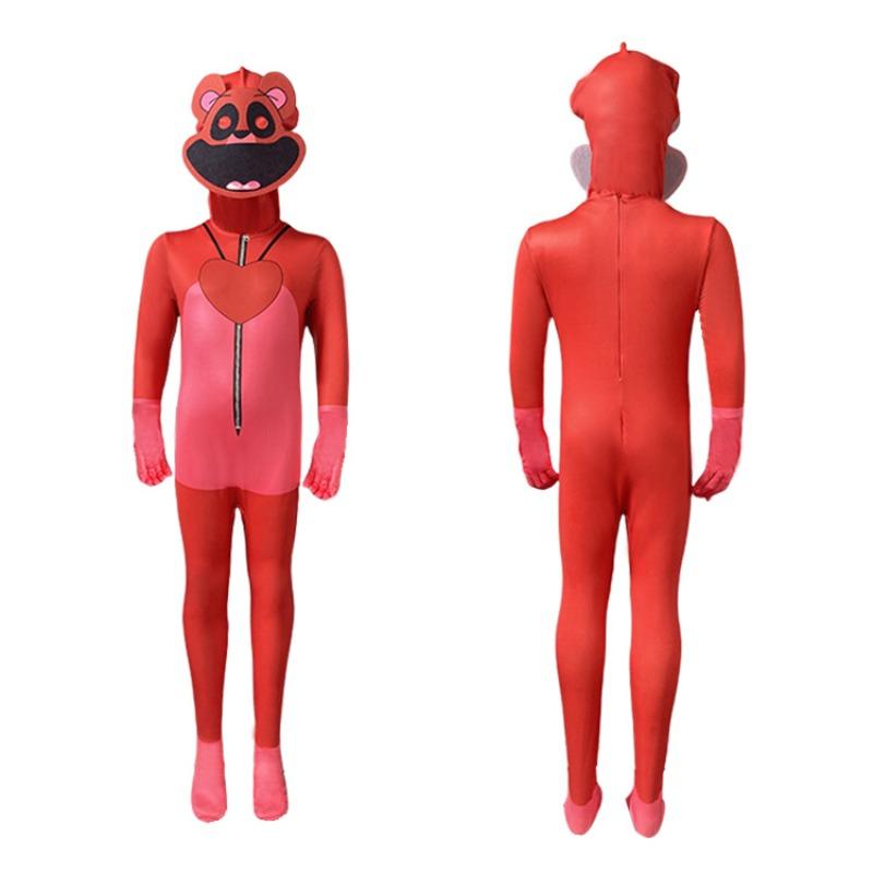 Halloween Children Nap Role-playing Catnap Smilings Critters Cat Cosplay Costume Catnap Jumpsuits with Mask Kids Horror Costumes