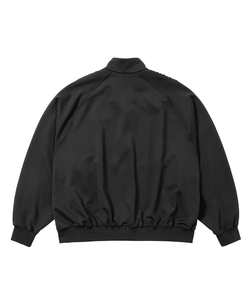 AJOBYAJO Multi Lace Trim Raglan Track Jacket [Black]