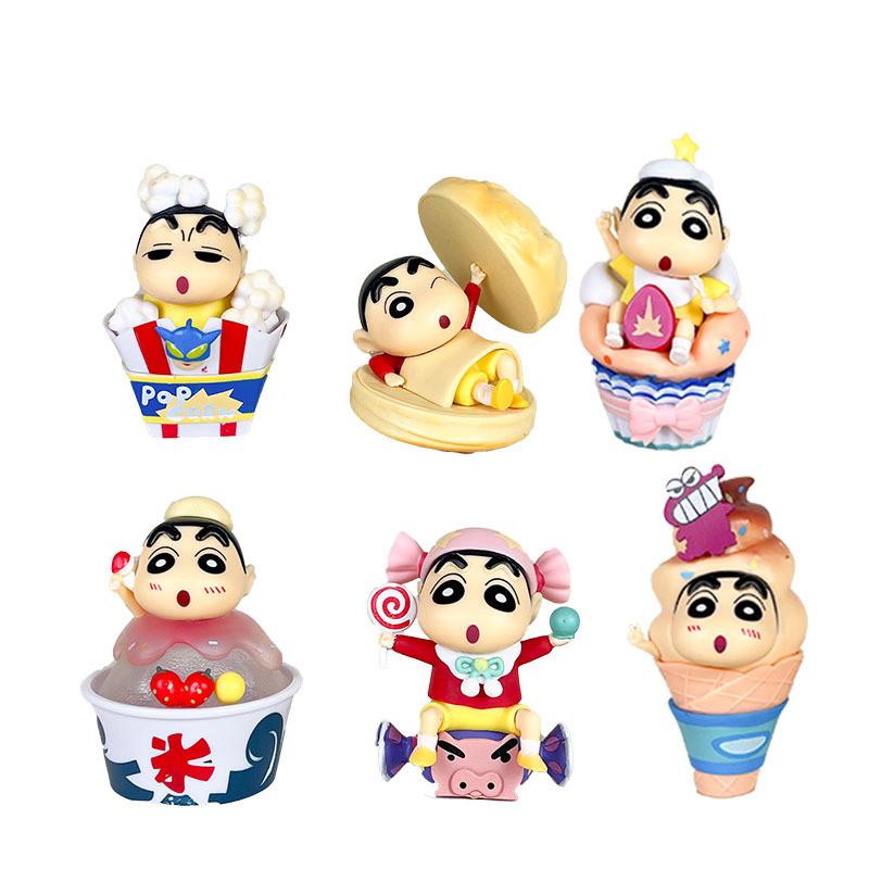 Crayon Chan Shin Dessert Action Figures Model Toy Doll Decoration Kids Gift