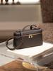 2025 Women's Genuine Leather Crossbody & Clutch Bag - LP19 Top Layer Cowhide Lunch Box Design