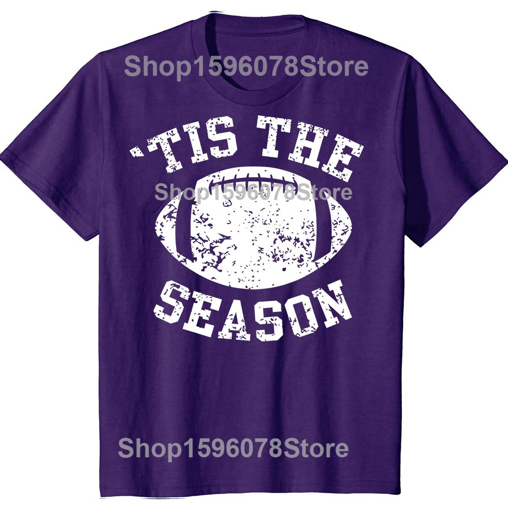 Funny Rugby The Season Football Game Day Tshirts Men Womens Fashion Casual Tshirt 100 Cotton Loose Oversized T Shirt Summer