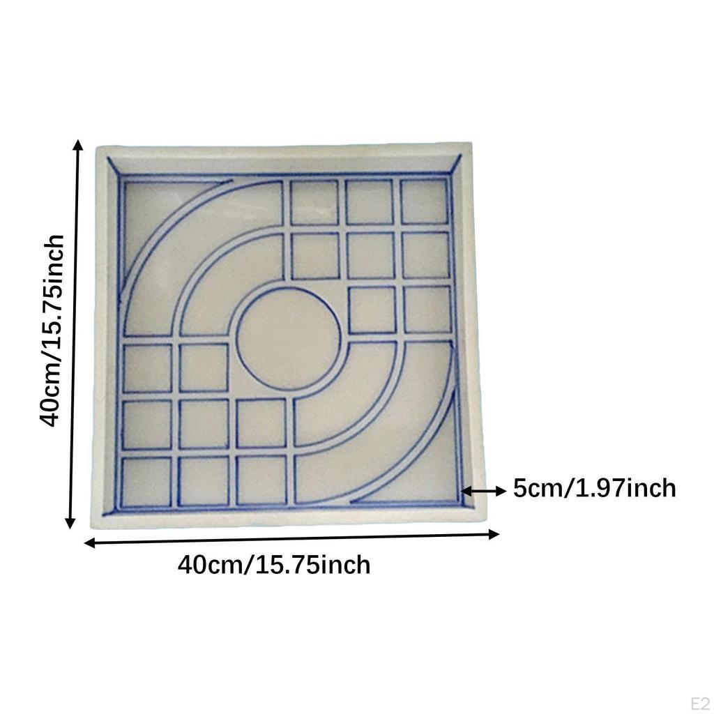 Concrete Cement Form, Spanish Pavement Brick Form ,Manual Stepping Stone Forms ,Garden Path Maker