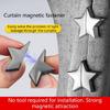 10Pcs Curtain Magnets Closure Replacement Removable Window Curtain Holdbacks No Drill Magnetic Curtain Clips Enduring