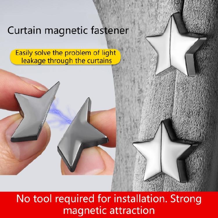10Pcs Curtain Magnets Closure Replacement Removable Window Curtain Holdbacks No Drill Magnetic Curtain Clips Enduring