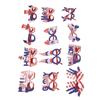 12pcs American Independence Day Glasses American Flag Holiday Glasses for Photo Props Party Favors