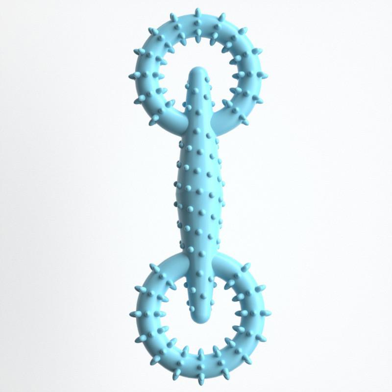 Neues Haustier-Kauspielzeug, Zugring-Hundezahnbürsten, Lustiges interaktives Hundespielzeug, Verschleißfest, Bissfest, Leicht zu reinigen, Trainings-Interaktive Materialien,