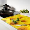 Kitchen Multifunctional Decorative Tempered Glass Board Sunflowers 80X52 Cm