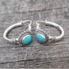European & American Retro Turquoise Bohemian Dangle Earrings