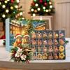 Capybara Advent Christmas 24 Days Cute 3D Capybara Toy Decor Animal Countdown Calendar for Home Desktop Bookshelf TV Cabinet