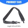 Ergonomic Shoulder Strap For Handbags Instrument 134cm Adjustable Length Rotating Clips Weight Distribution Support