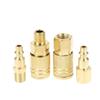 US Type Air Hose Quick Connect Plug & Coupler With 1/4 NPT Fitting Male Thread American Standard Pneumatic Accessories