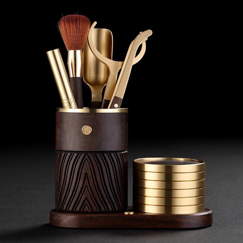 Hanyou Solid Wood Six Gentlemen Tea Set Accessories