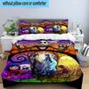 3PCS Moonlit Mystery Cora-line 3pcs Bedding,Including 3PCS Duvet Cover And 2pcs Pillowcases Perfect for Christmas,Ideal for Bedroom, Dormitory