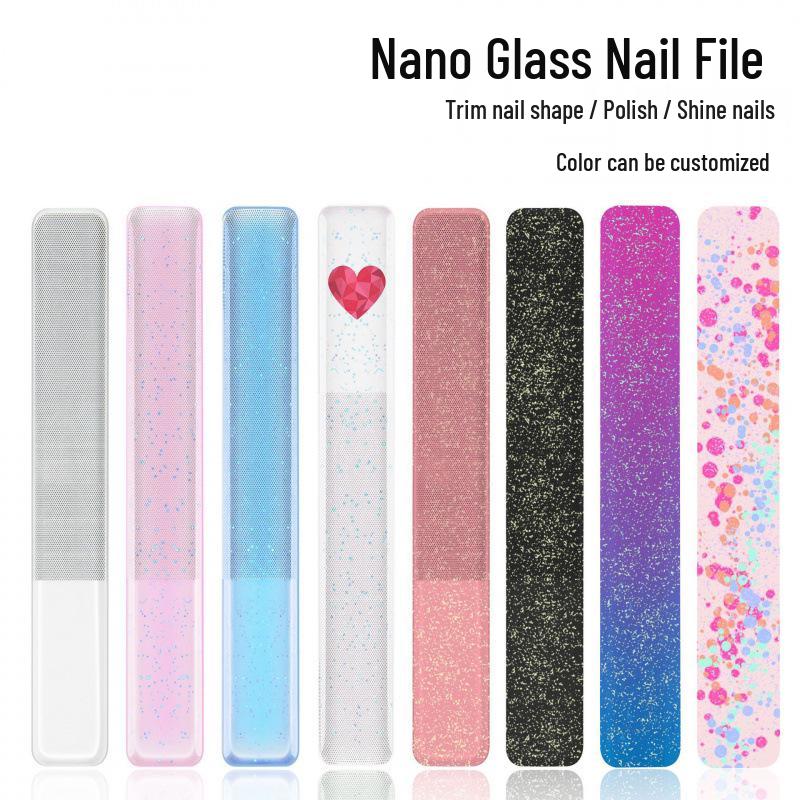 Nano Glass Nail File: Baby Safe, Professional Manicure Tool for Polishing and Shining