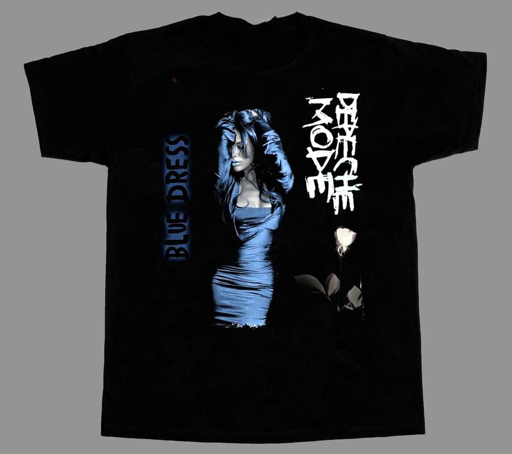 

New Depeche Mode Blue Dress Heavy Cotton Black T Shirt S-5XL SE935 Unisex T-Shirt Graphic Tee M