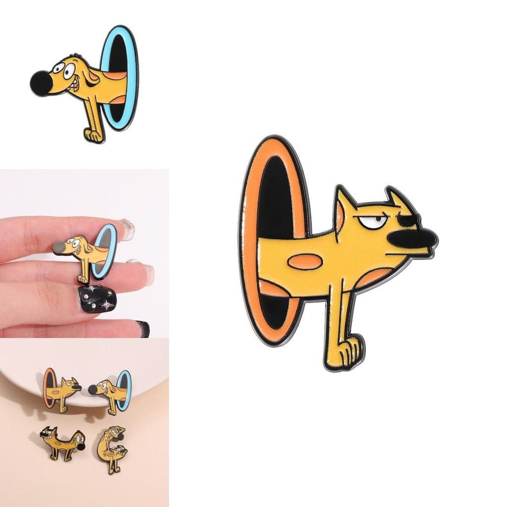 Unique Alloy Cartoon Character Brooch Perfect For Personalized Winter Outfits
