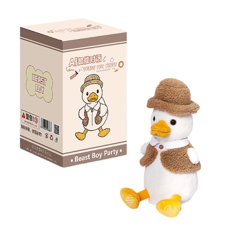 AI Interactive Talking Plush Duck - Soothing and Fun Partner for Kids