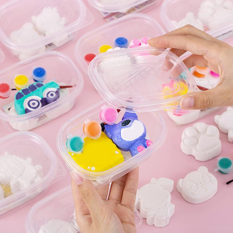 Gjør-det-selv-maleri Gips Dukke Fargelegging Leke Kreativ Håndlaget tegneserie Gips Fargelegging Kunst Grafitti Leke Pedagogisk Leke Bursdagsgave