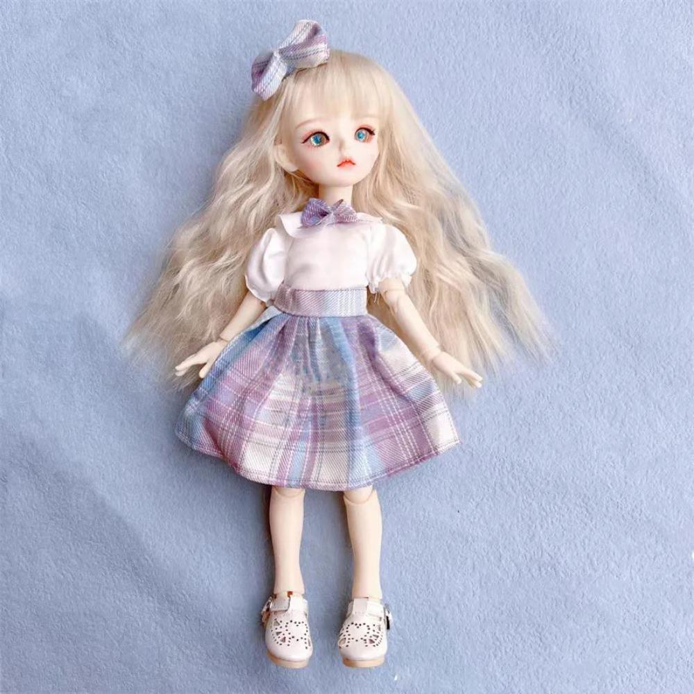 Fashion 1/6 Bjd Doll Clothes Accessories Princess Dress 30cm Doll Clothes Suit Loli Dress Up Skirt Girls Kids Doll Toy Gift