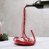Caraffa in Vetro Soffiato Artificialmente a Forma di Serpente Separatore di Vino Articoli da Bar Caraffa Senior Dispenser Domestico per Vino 1000ml