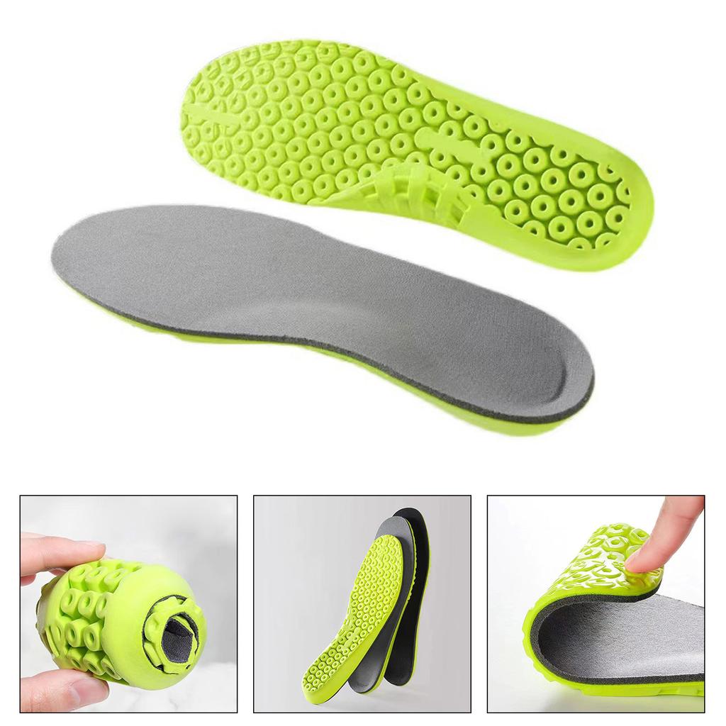 Plantar Feet Insoles Supports Orthotics Inserts Relieve Flat Feet Absorb Shock Replacement Boot Liners for Running