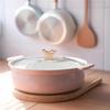 Doppelohr Tisch Suppentopf Induktionsherd Kompatibel Antihaft Slow Cooker Kleiner Hot Pot für Heimgebrauch Küchengeschirr