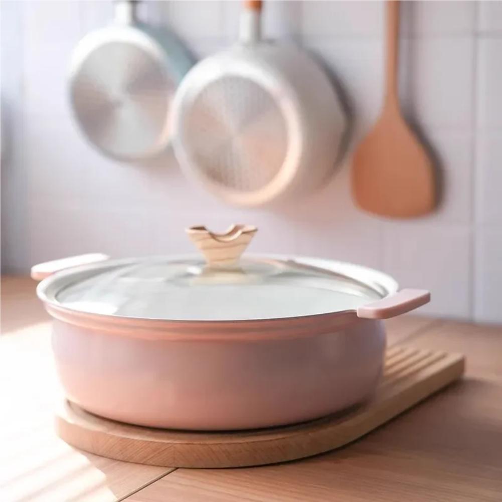 Doppelohr Tisch Suppentopf Induktionsherd Kompatibel Antihaft Slow Cooker Kleiner Hot Pot für Heimgebrauch Küchengeschirr