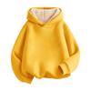 Winter Fleece Hoodies Boys Thicken Warm Sweatshirt Casual Loose Pullover Kids Solid Coat Tops 4-12 Years Children Clothes