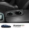 For 17-22 Porsche Panamera Armrest Box Cover Cup Panel Sheath Shell Alcan tara Suede High-End Modification Interiors Accessories
