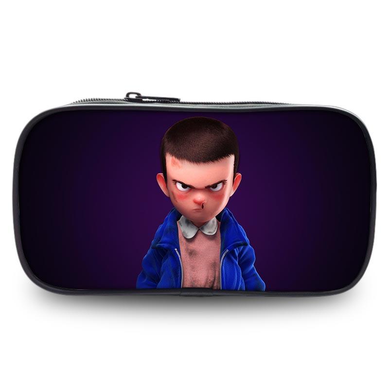 Stranger Things Student Pencil Case Large Capacity Single Layer Stationery Box Stationery Bag Storage Bag Environmentally Friendly And Portable