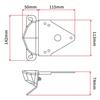 Lumière de plaque d'immatriculation - Uzuki - DRZ400 - LED Edge2 - Fumée - Support inclus