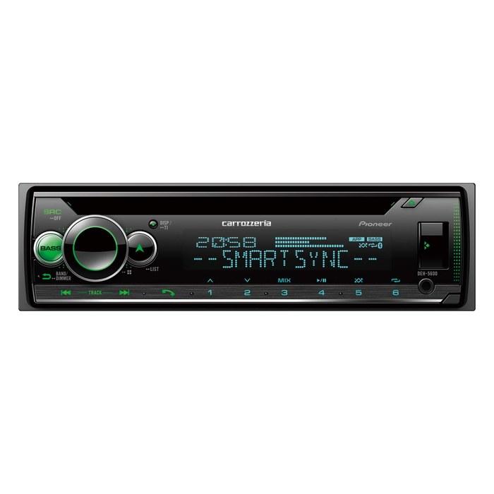 Pioneer Car Audio DEH-5600 1D CD Bluetooth USB iPod iPhone AUX DSP Carrozzeria Black/Green