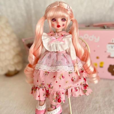 30cm BJD1/6 Doll Makeup Changing Doll 6-point Articulated Doll 3D Real Eye Girl Toy Manual Dressing Doll