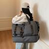 Extra-large Capacity Fitness Bag with Shoe Compartment, Casual Travel Bag, Dry and Wet Separation Multi-pocket Yoga Bag