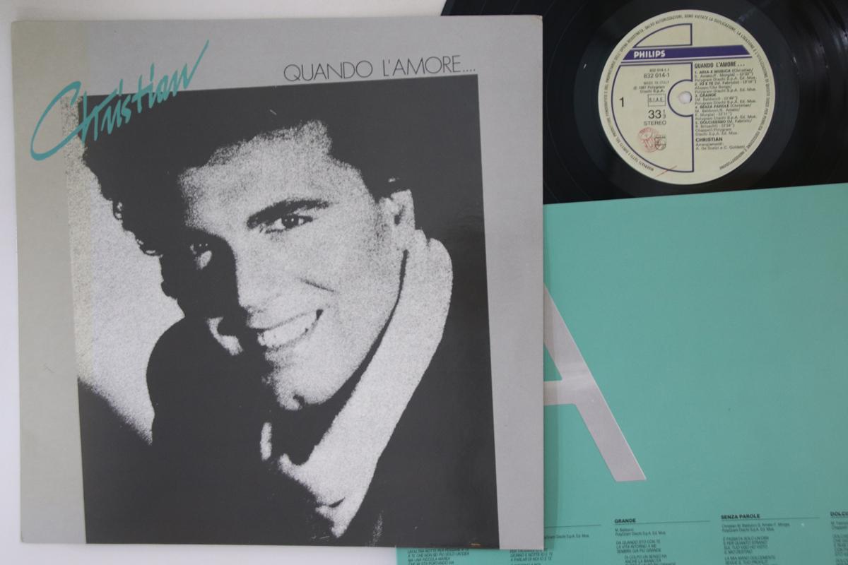 

LP Record CHRISTIAN - Quando L amore... 8320141 PHILIPS 1987 Italy Pop Used