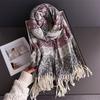2025 Winter Warm Women Scarf Designer Imitation Cashmere Thicken Shawl Pashmina Scarves Female Wrap Blanket Foulard