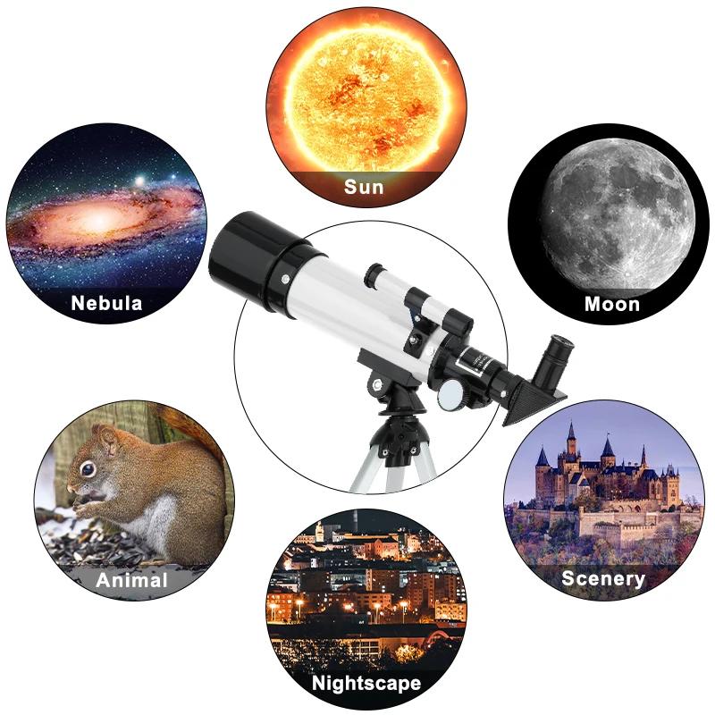 F36050 astronomical telescope, large aperture, high definition, high magnification, for observing the moon and stars