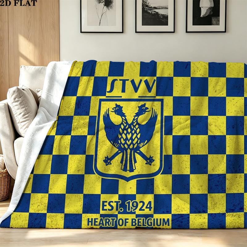 Sint-Truidense VV Print Flanelldecke Hohe Qualität Warm Bequem Decke für Alle Jahreszeiten Perfekt für Geschenke Heimdekoration