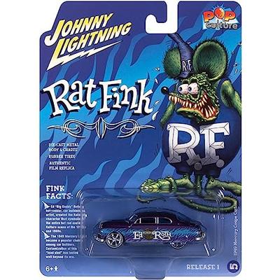 Johnny Lightning 1:64 Rat Fink 1949 Mercury Coupe Custom Rat Fink Diecast Model Car [Parallel Import]