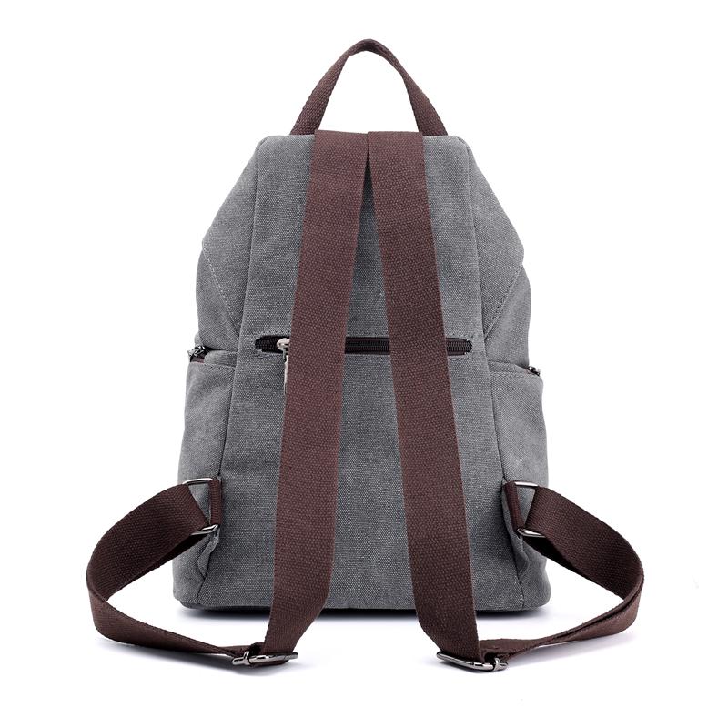 Fashion Canvas Female Backpack Multifuction Casual Backpack For Teenager Girls New Summer Women Large Capacity Shoulder Bag