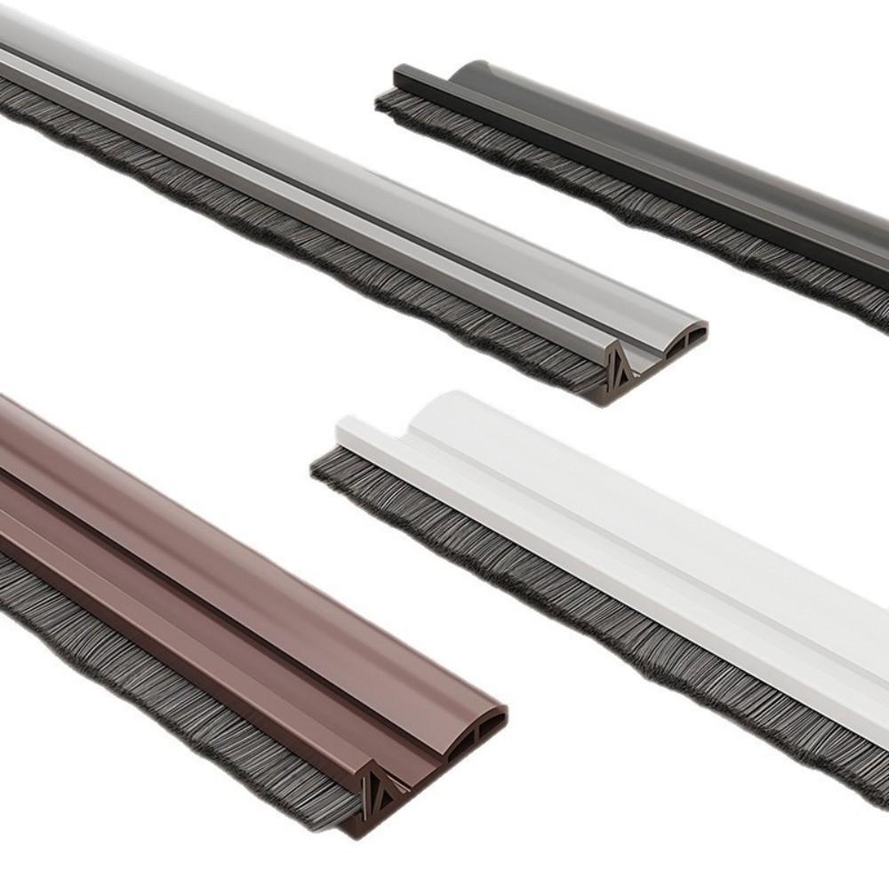 Brush Edge Draft Stopper TPE Door Sweep Removable Door Bottom Seal  Indoor Bedroom